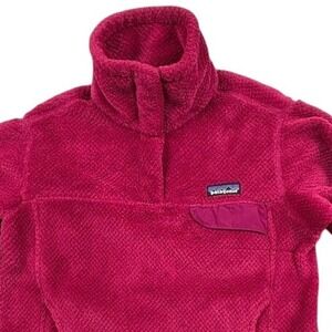 Patagonia Womens S Fleece Pullover Fuchsia Gorpcore Hiking Adventure Sustainable